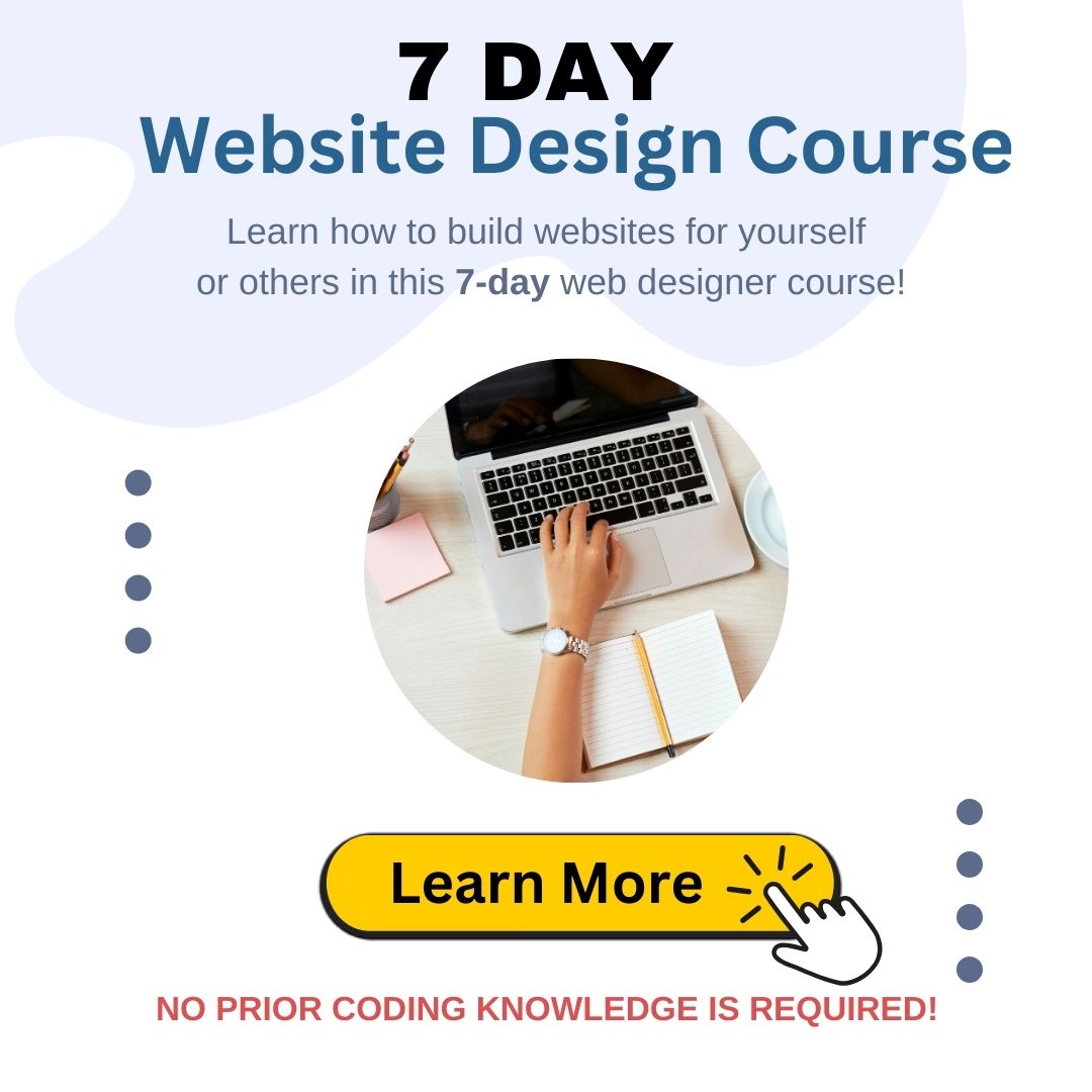 Take the 7 day website designe course